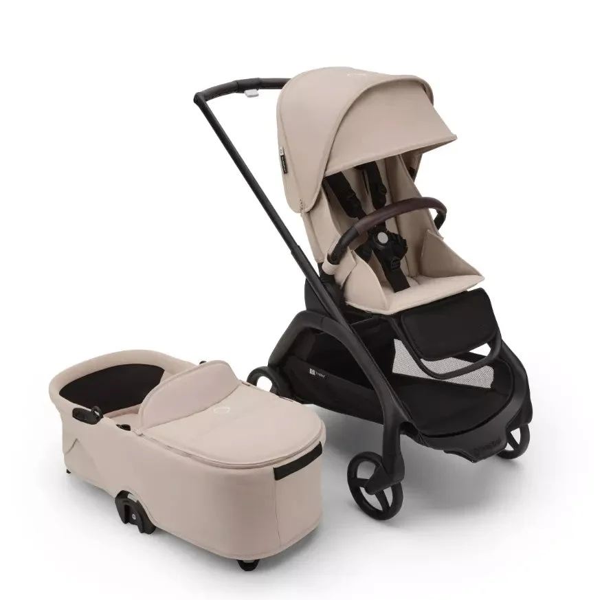 Bugaboo Dragonfly Easy Fold Full Size Stroller with Bassinet - Taupe