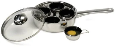 Cookpro 521 Cook Pro 521 18/10 Stainless Steel 4 Egg Poacher