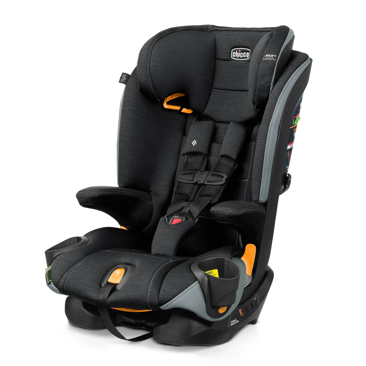Chicco MyFit ClearTex Harness + Booster Car Seat - Obsidian