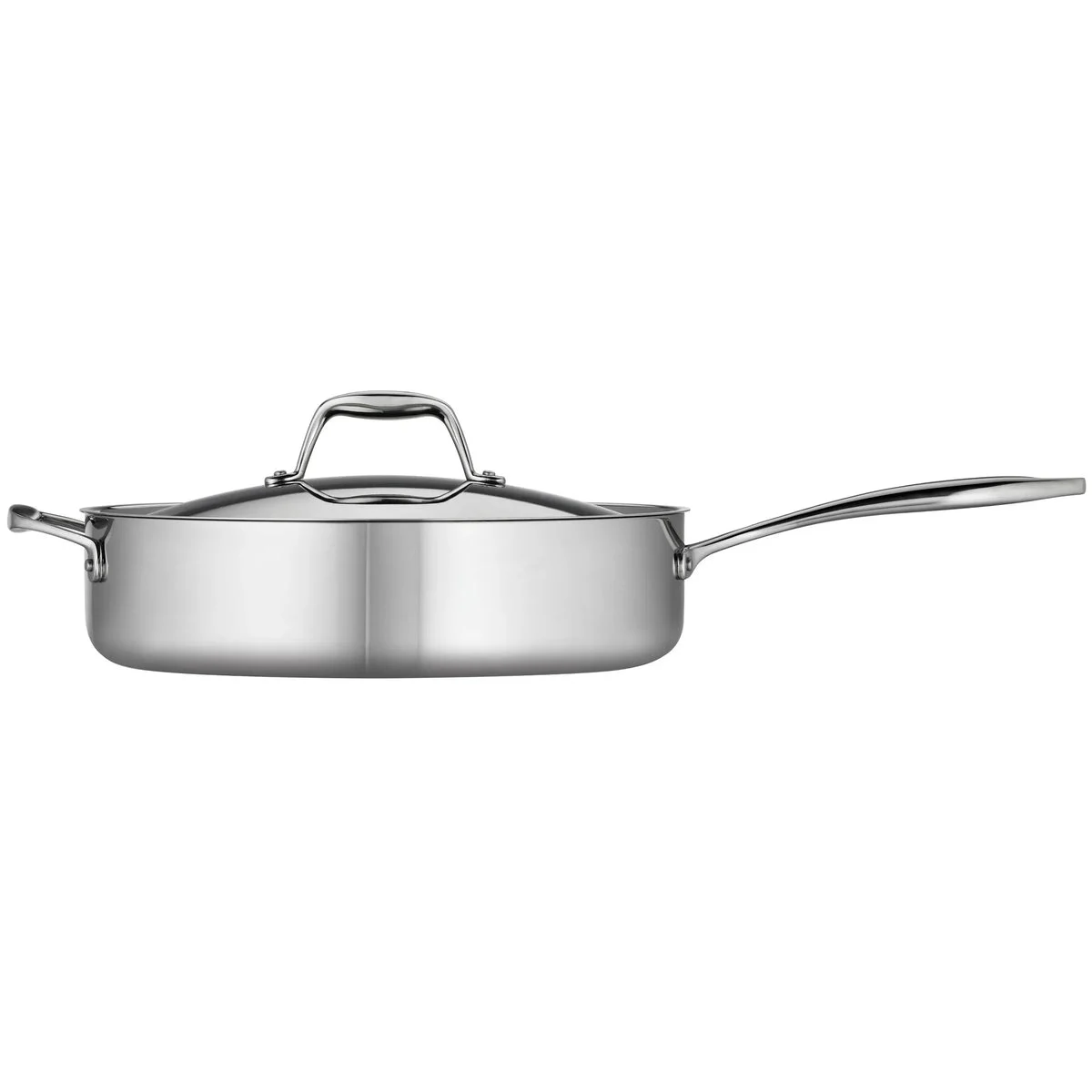 TRAMONTINA USA INC Tri-Ply Clad Deep Saute Pan - Silver