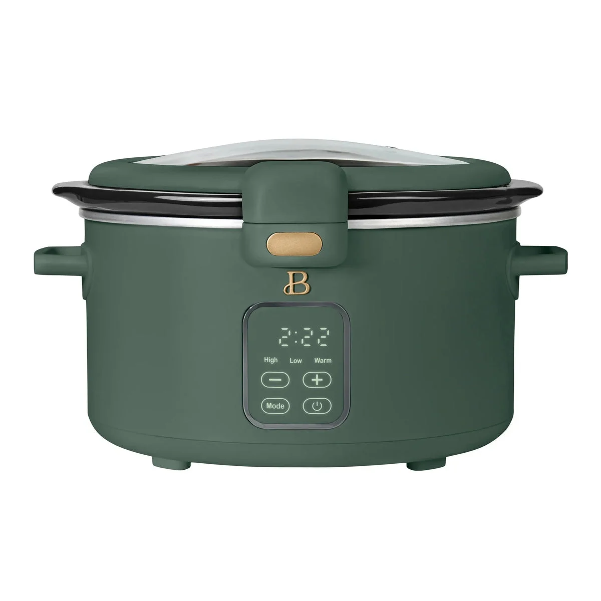 Beautiful 4 Qt Digital Slow Cooker - Thyme Green