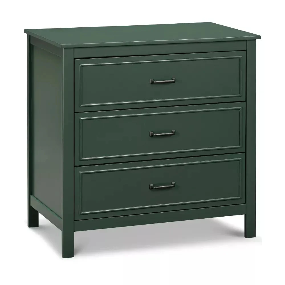 Davinci Charlie 3-Drawer Dresser - Forest Green