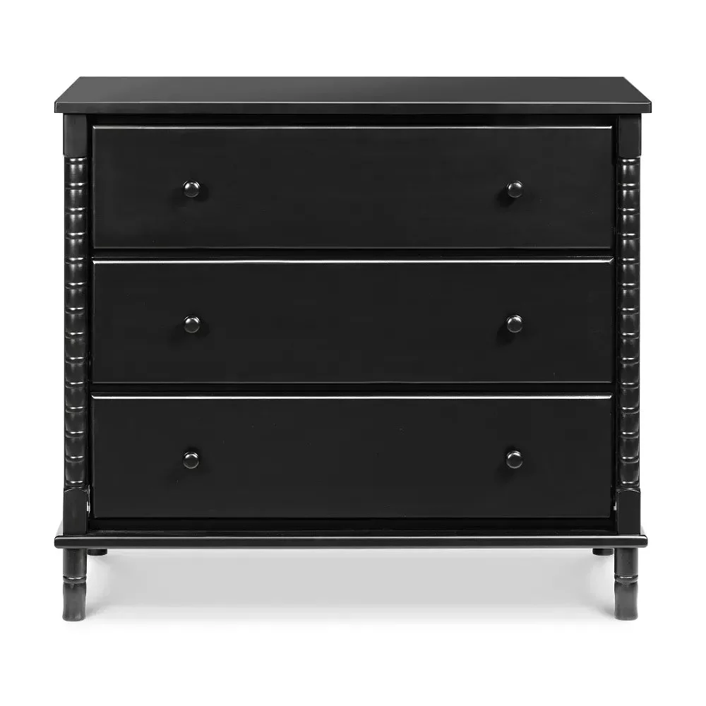 Davinci Jenny Lind Spindle 3-Drawer Dresser - Ebony