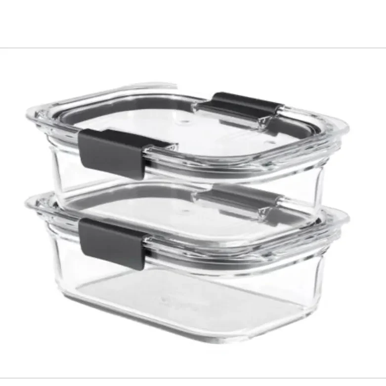Rubbermaid 2-Pack 3.2 Cup Brilliance Glass Food Storage