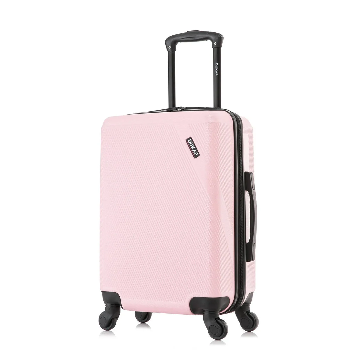 DUKAP Lightweight Hardside Carry On Spinner Suitcase - Pink