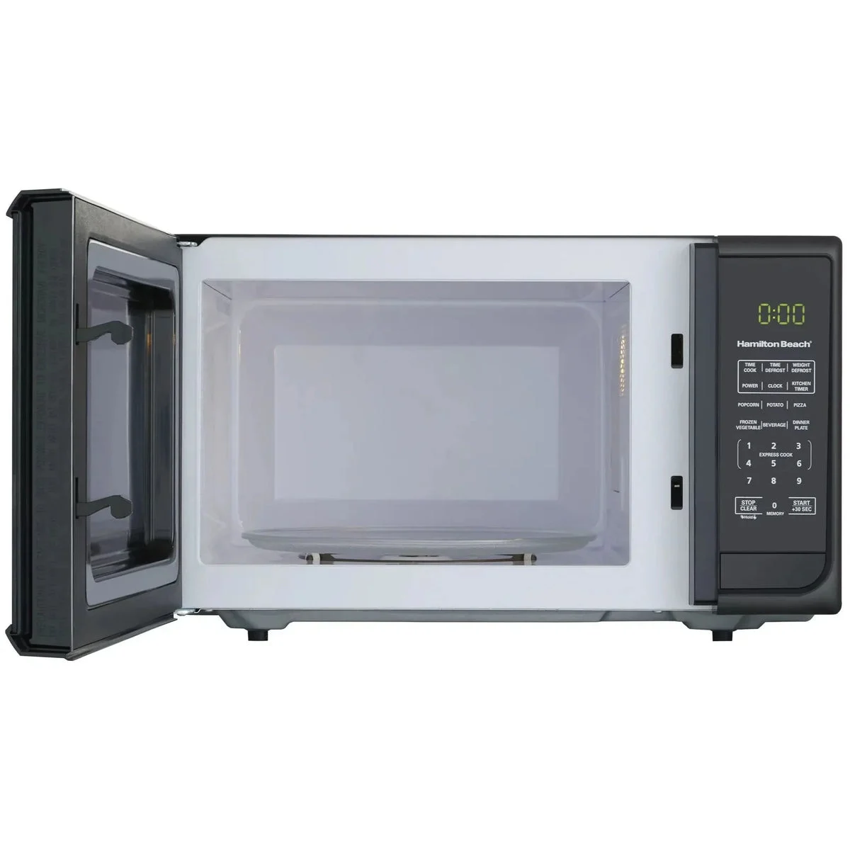 Hamilton Beach 1.1 Cu. Ft. Countertop Microwave Oven - 1000 Watts, Black (See Description)