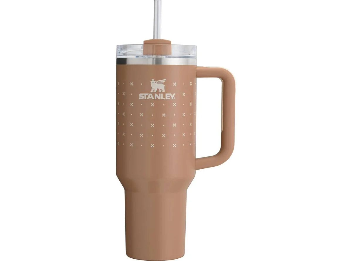 Stanley 40 oz Stainless Steel H2.0 FlowState Quencher Tumbler- Deep Clay Orange