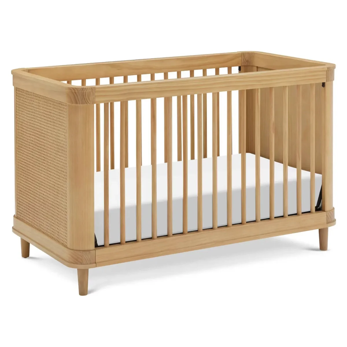 Namesake Marin with Cane 3-in-1 Convertible Crib - Honey and Honey Cane