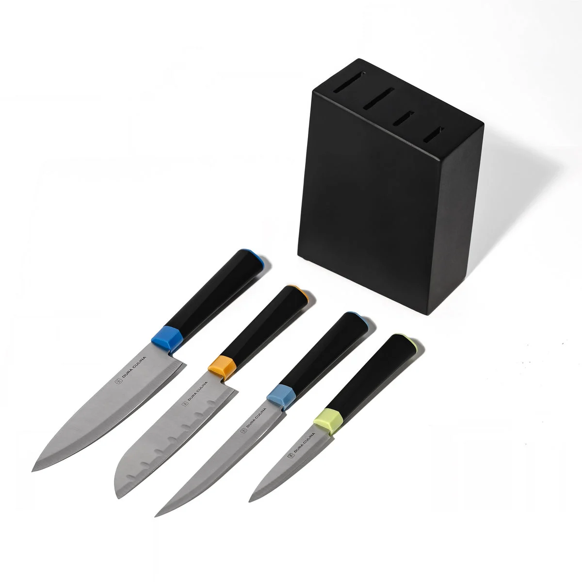 DURA LIVING Artistic Edge 5-Piece Knife Block Set