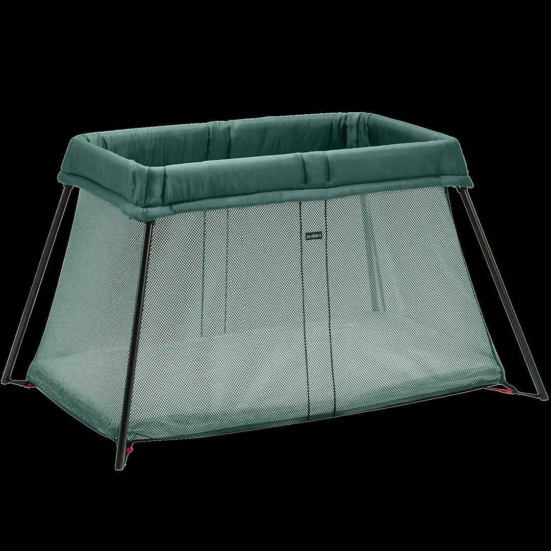 BabyBjörn Travel Crib Light - Dark Green/ Mesh