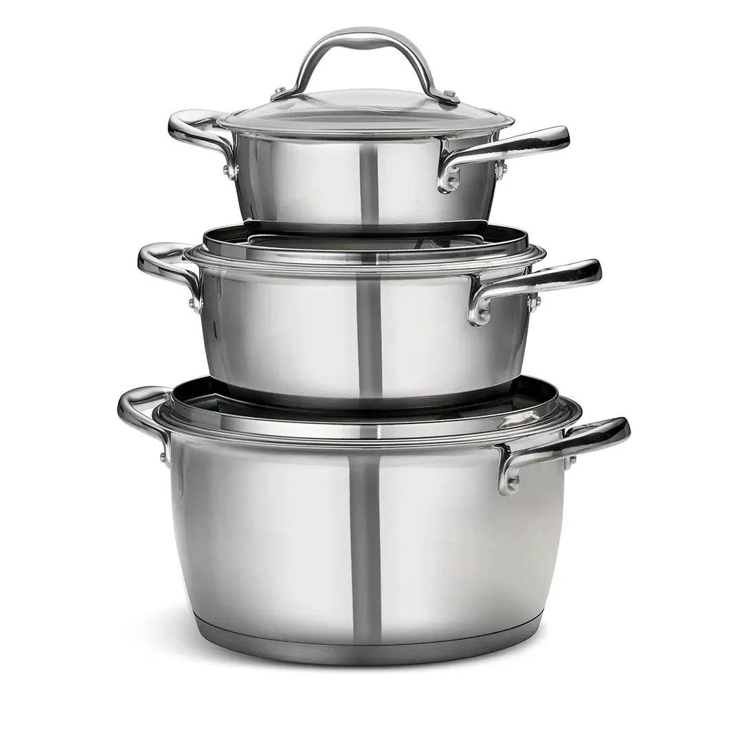 TRAMONTINA USA INC Stackable Cookware Set - Silver