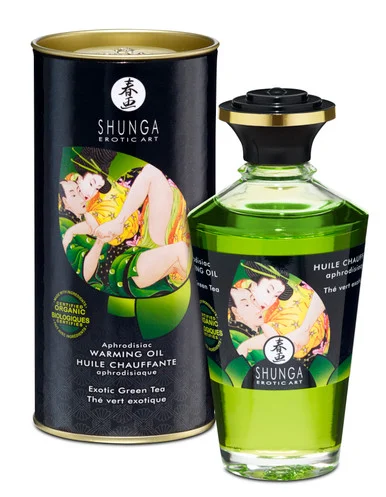 Aphrodisiac Organica Warming Oil - Exotic Green Tea