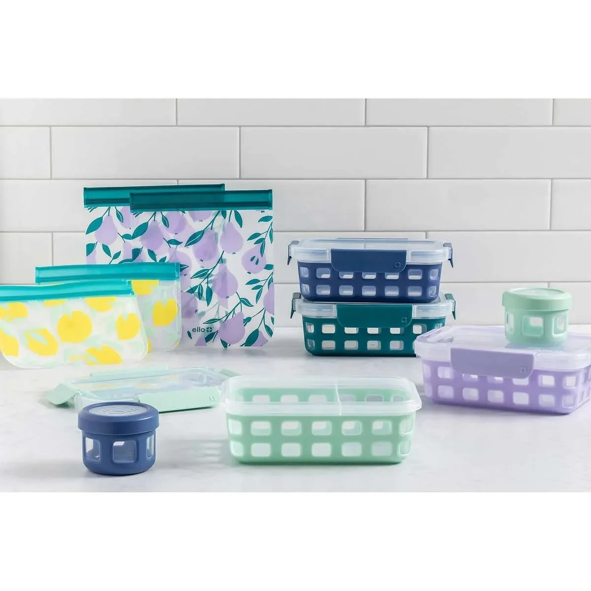 Pello 16 Piece Plastic Food Storage Set