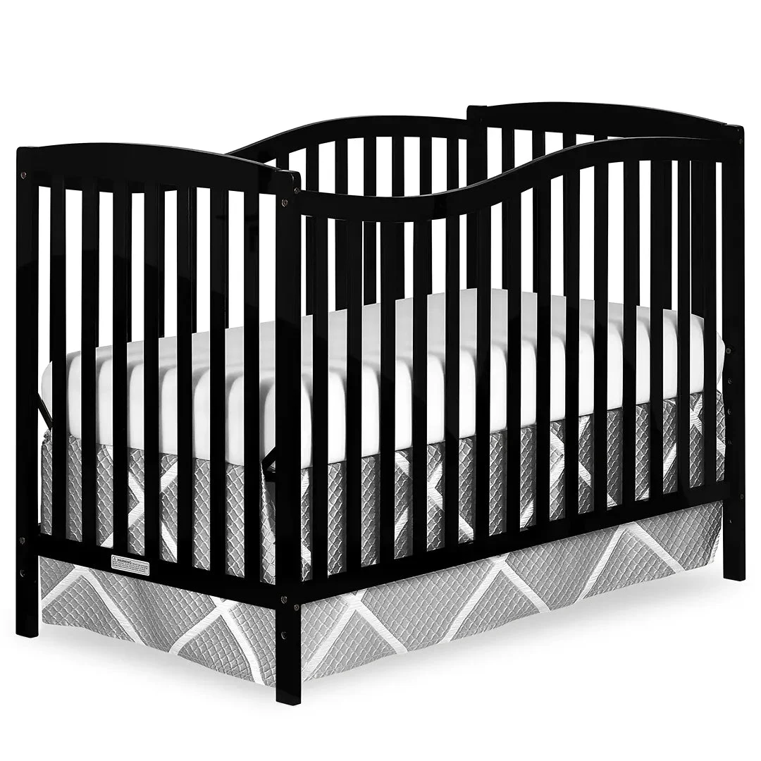 Dream On Me Chelsea 5-in-1 Convertible Crib - Black