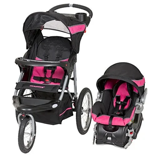 Baby Trend Expedition® Jogger Travel System with EZ Flex-Loc® Infant Car Seat - Bubble Gum