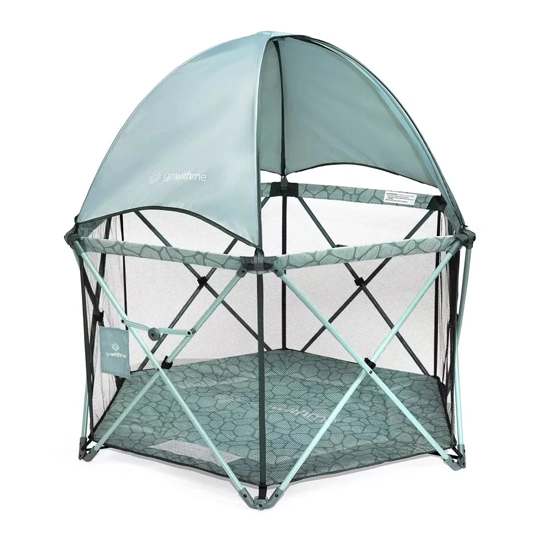 Baby Delight Go With Me Deluxe Eclipse Portable Playard - Green Garden