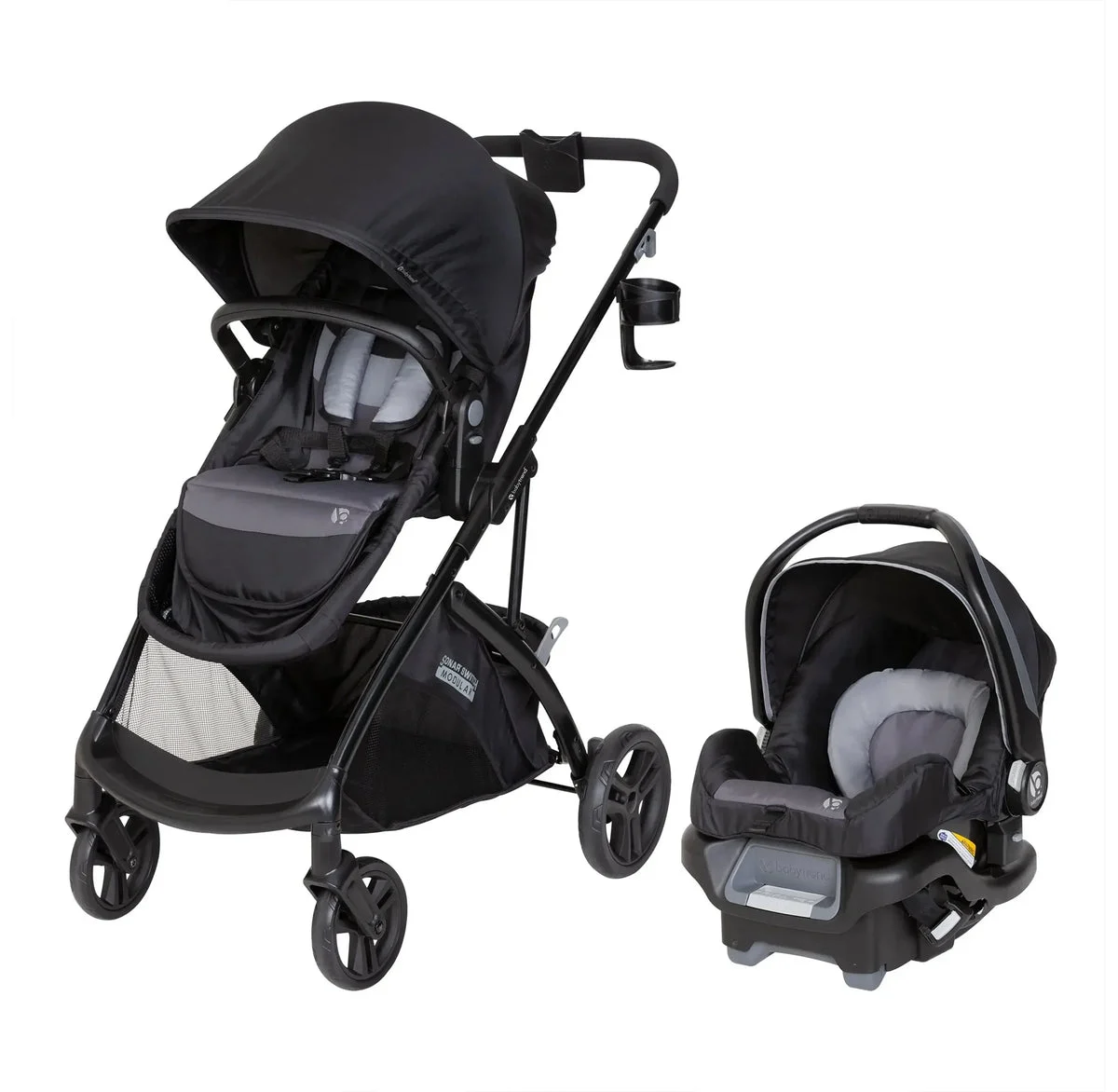 Baby Trend Switch 6-in-1 Modular Travel System - Desert Grey
