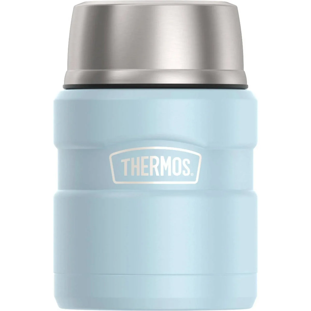 Thermos 16oz Stainless Steel Food Storage Jar with Spoon - Glacier