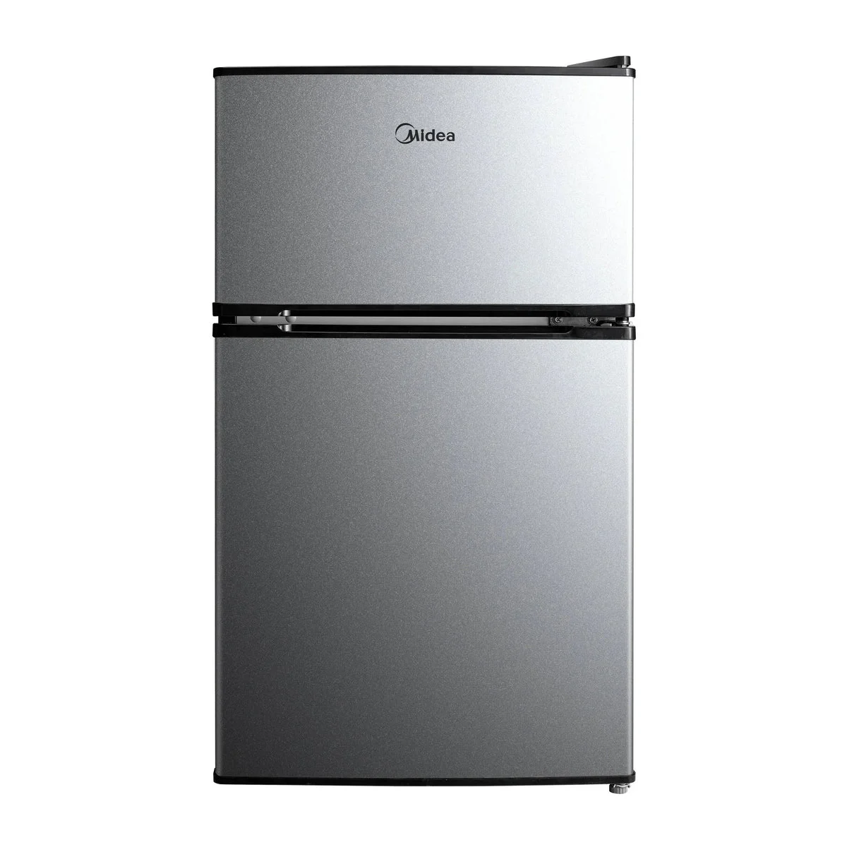 Midea 3.1 cu ft Compact Freestanding Refrigerator Silver: Energy Star, Top Door Freezer, Dorm Fridge, Reversible Door