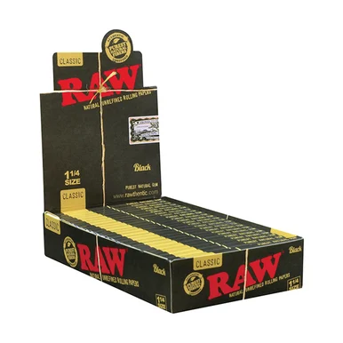 RAW Classic Black Rolling Papers - Smoke Shop