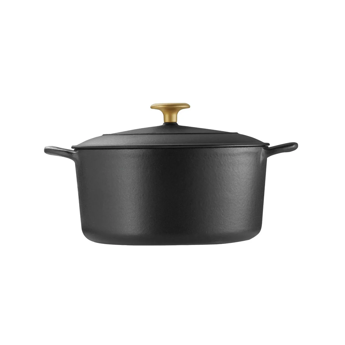 Tramontina 5.5qt Enameled Cast Iron Round Dutch Oven - Matte Black