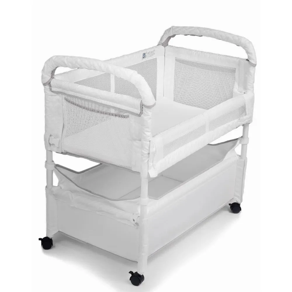 Arm's Reach Clear-Vue Co-Sleeper Bassinet - White