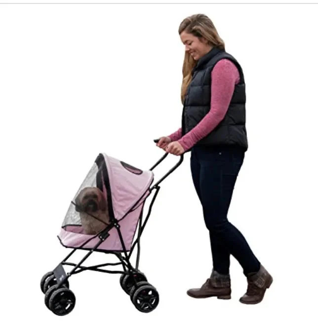 Pet Gear Travel Lite Pet Stroller, Pink