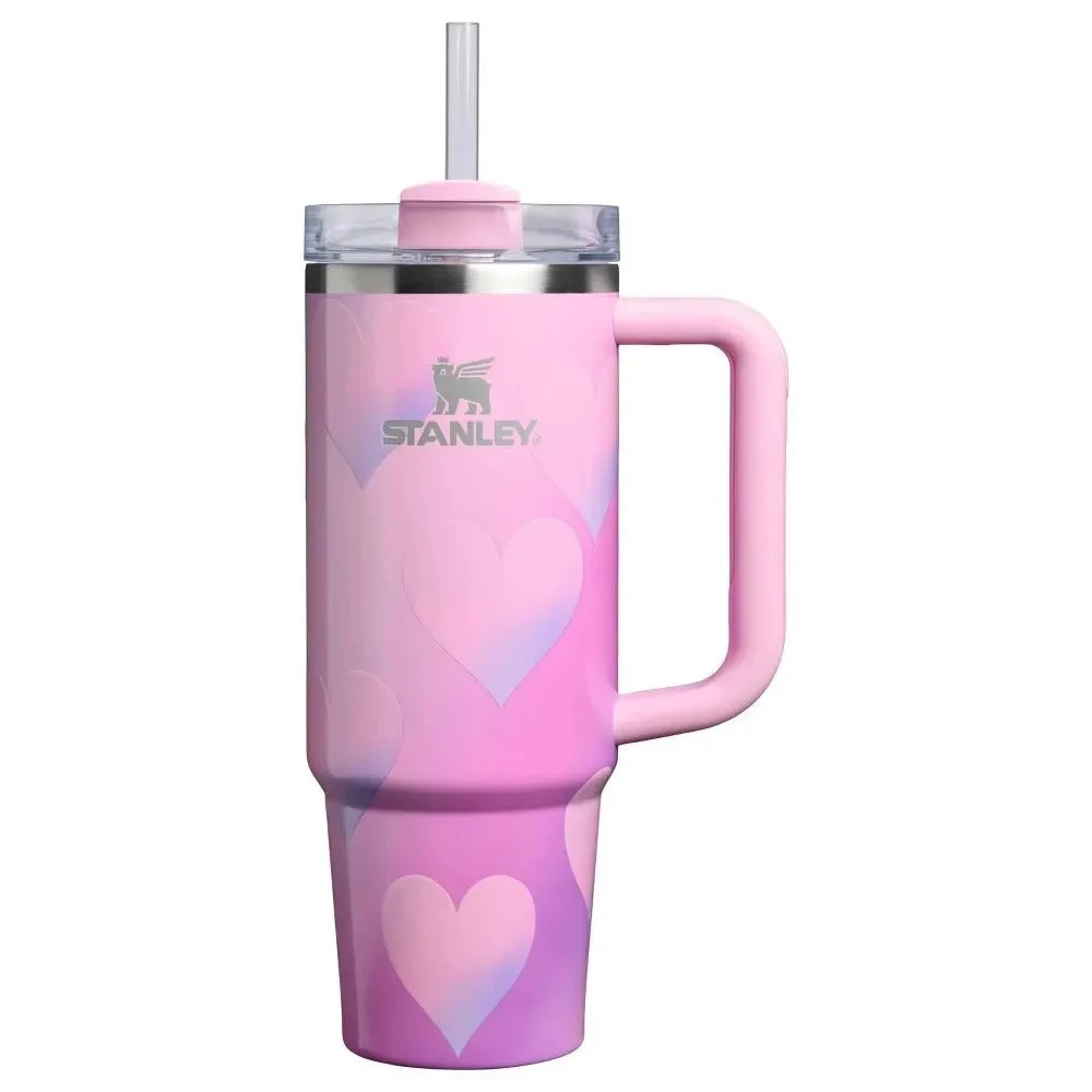 Stanley 30 oz Stainless Steel H2.0 Flowstate Quencher Tumbler - Powder Pink