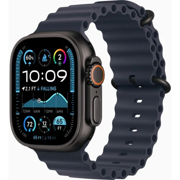 Apple Watch Ultra 2 Gps + Cellular - Black Titanium + Black Ocean Band 64GB