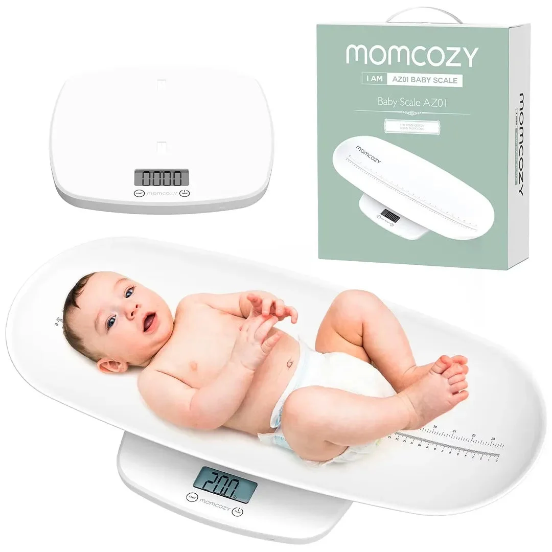 Momcozy Baby Scale,Removable Scales for Body Weight & Height Measurement,Digital LED Screen