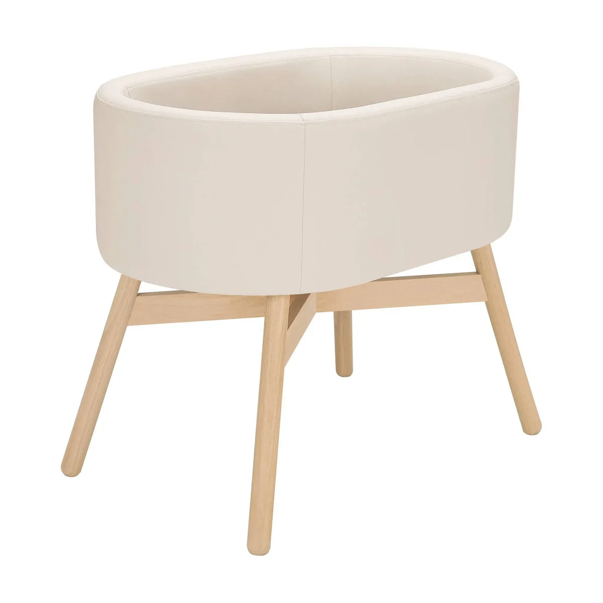 Babyletto Modern Classic Ivory Leather Bassinet