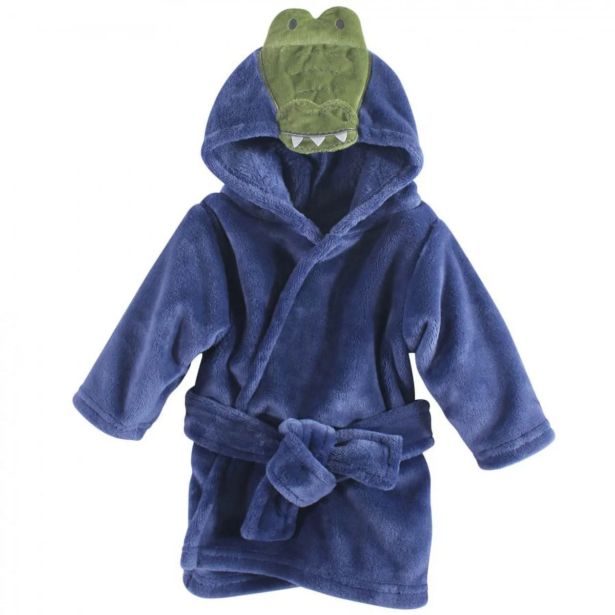 Hudson Baby Plush Animal Face Bathrobe - Alligator