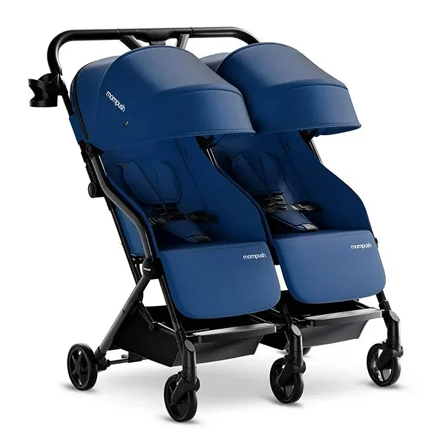 Mompush Lithe X2 Lightweight Double Stroller - Navy (See Description)