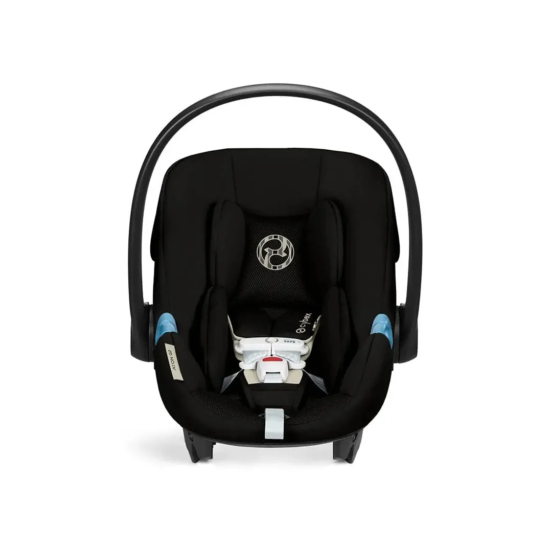 Cybex Aton G2 Infant Car Seat with Load Leg Base - Moon Black