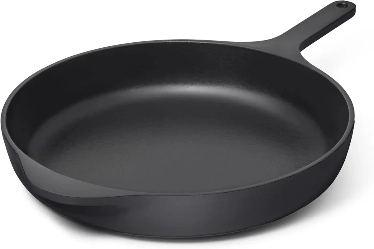Caraway Enameled Cast Iron Skillet - Charcoal - 12 Inch