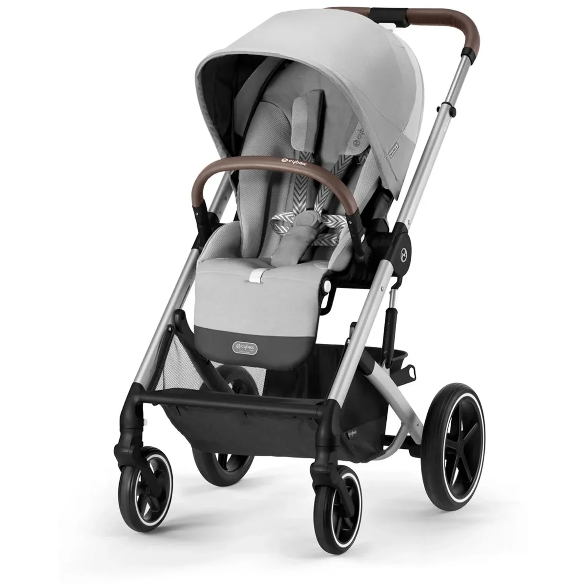 Cybex Balios S Lux 2 Stroller - Silver Frame/Lava Grey Seat