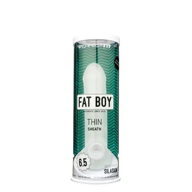 Fat Boy Thin 6.5 in Clear - Adult Toys