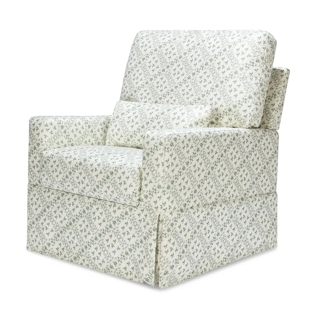 Namesake Sarah Flint x Namesake Crawford Swivel Glider - Green Lattice Performance Eco-Weave