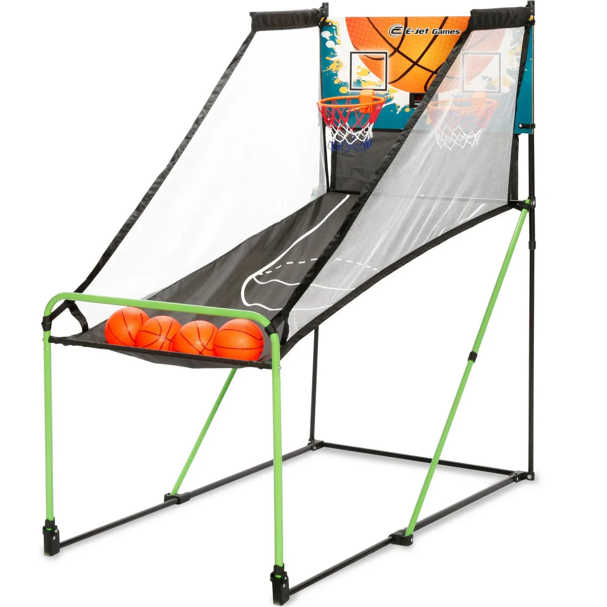 E-jet Sport Junior Foldable Portable Basketball Arcade Game