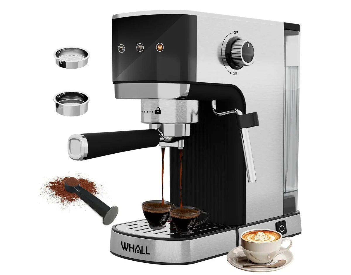 Whall Touchscreen Espresso Machine with Milk Frother