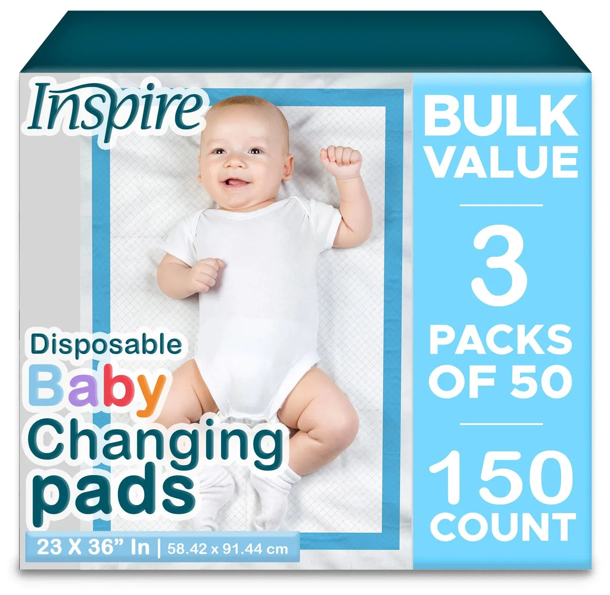 Inspirer Studio Disposable Chux Underpads - 23 x 36 Inches