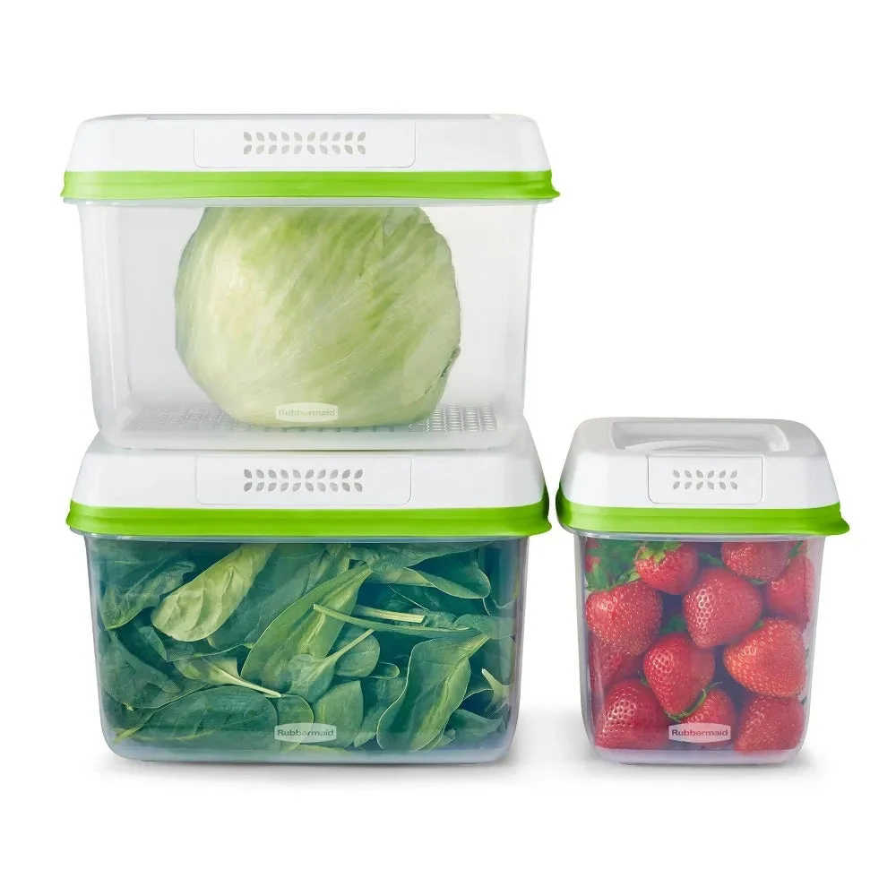 Rubbermaid Freshworks 6pc Set: Produce Saver Food Storage Containers