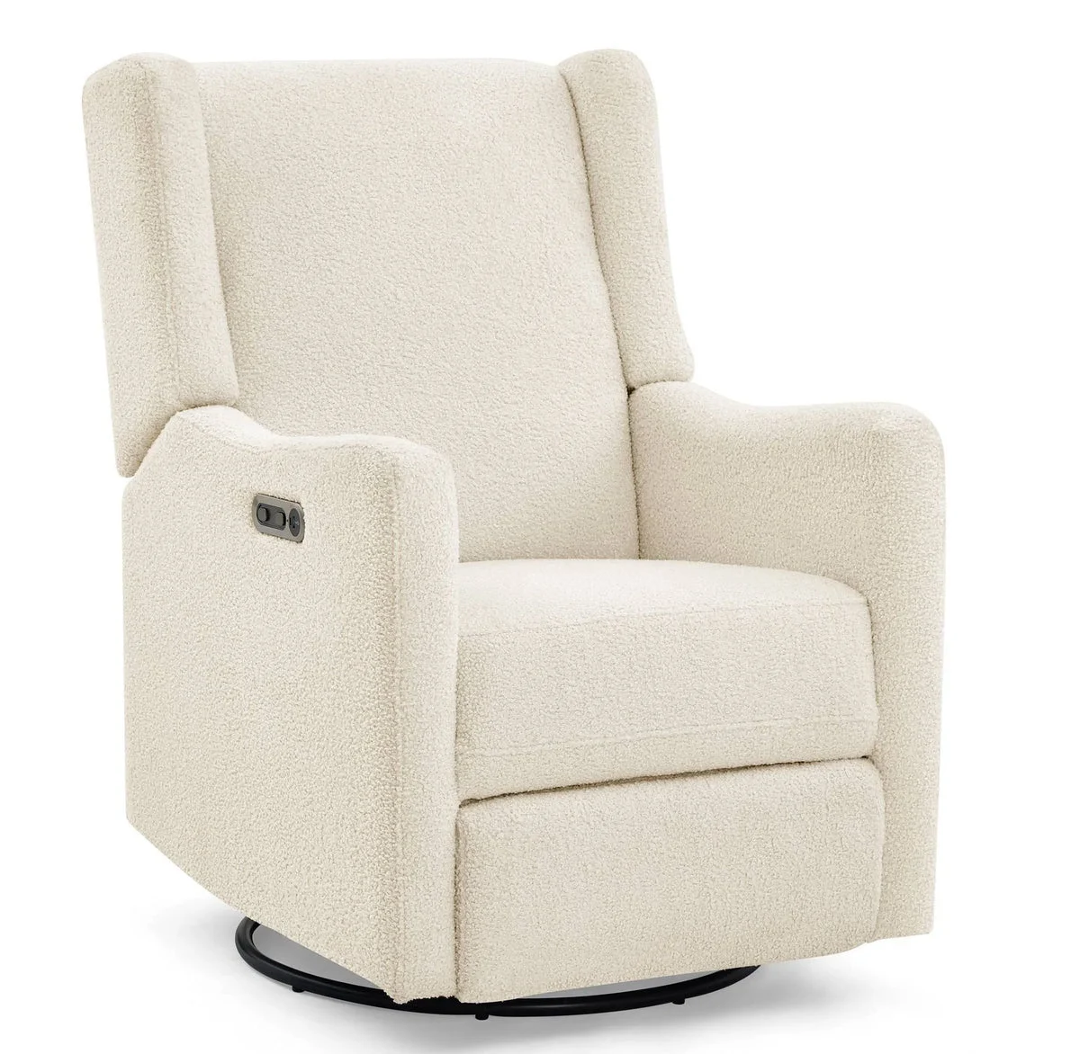 Delta Children Mercer Electronic Power Recliner and Swivel Glider with USB Port - Shell