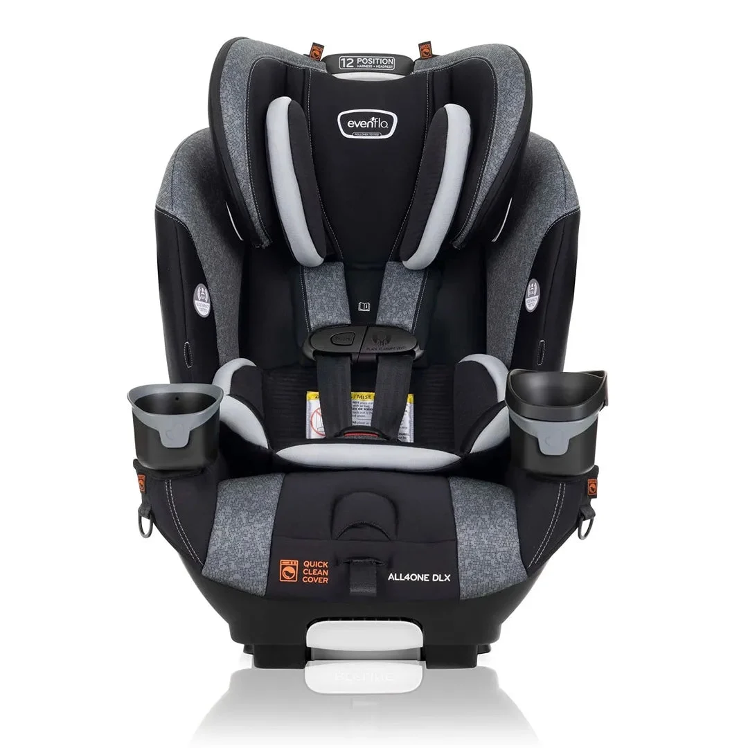 Evenflo EveryFit/All4One 3-in-1 Convertible Car Seat w/Quick Clean Cover - Latitude Gray