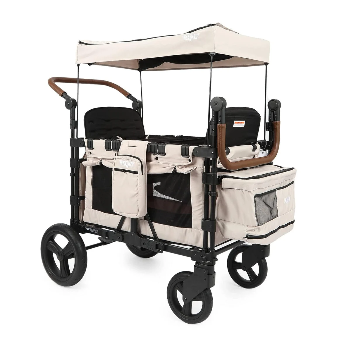 Keenz XC - Luxury Comfort Stroller Wagon 2 Passenger - Cream
