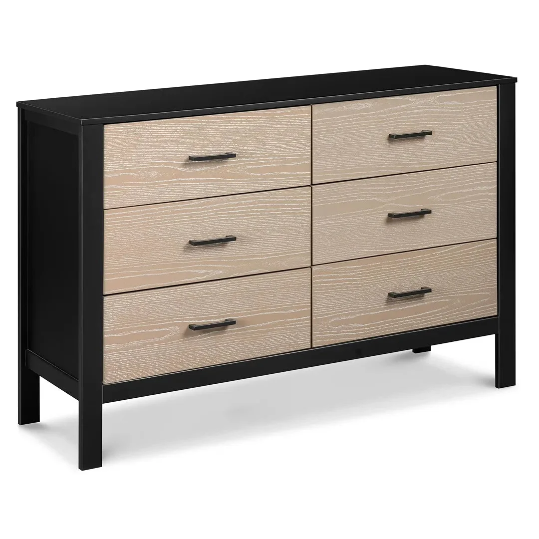 Carter's by Davinci Radley 6-Drawer Dresser - Black/Coastwood