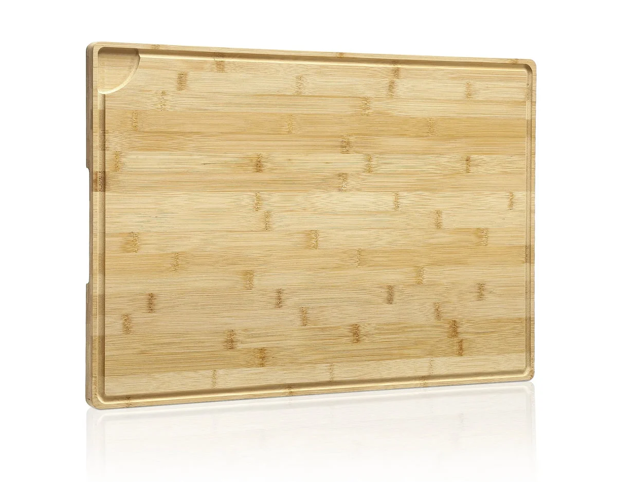 Garveelife 24 x 16 Inch Bamboo Cutting Board, Large Kitchen Chopping Board with Juicy Groove