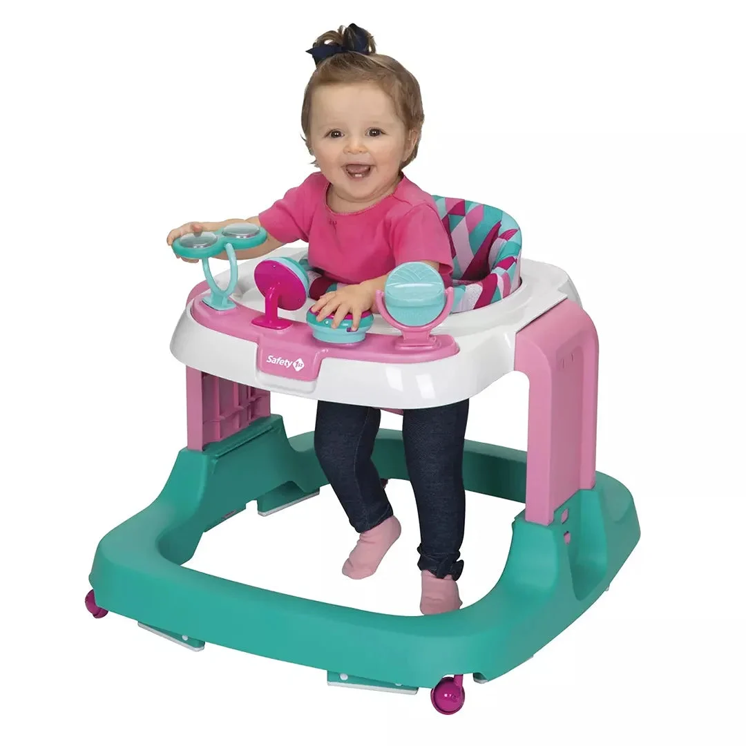 Safety 1st Ready, Set, Walk! DX Developmental Baby Walker - Diamond Blush