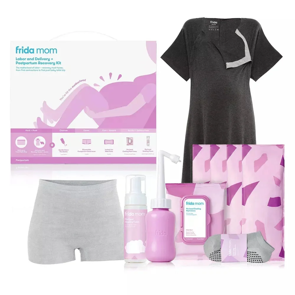 Frida Mom Labor, Delivery, & Postpartum Kit (15pc Gift Set)