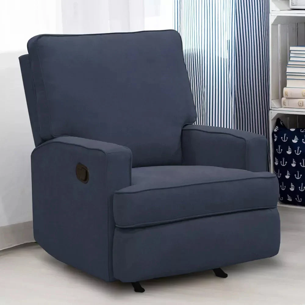 Baby Relax Salma Rocker Recliner Chair - Navy Blue